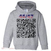 Funny Qr President Trump 4547 Trump Dancing Code Toddler Hoodie thumb 0