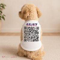 Funny Qr President Trump 4547 Trump Dancing Code Doggie Tank thumb 2