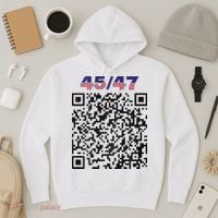 Funny Qr President Trump 4547 Trump Dancing Code Hoodie thumb 3