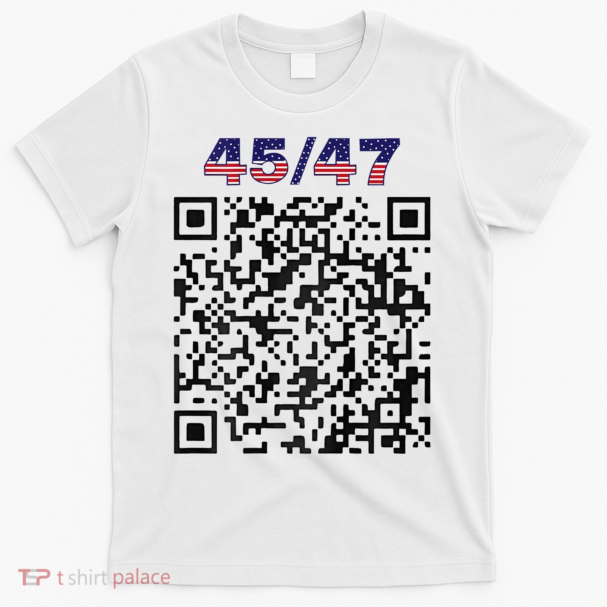 Funny Qr President Trump 4547 Trump Dancing Code T-Shirt
