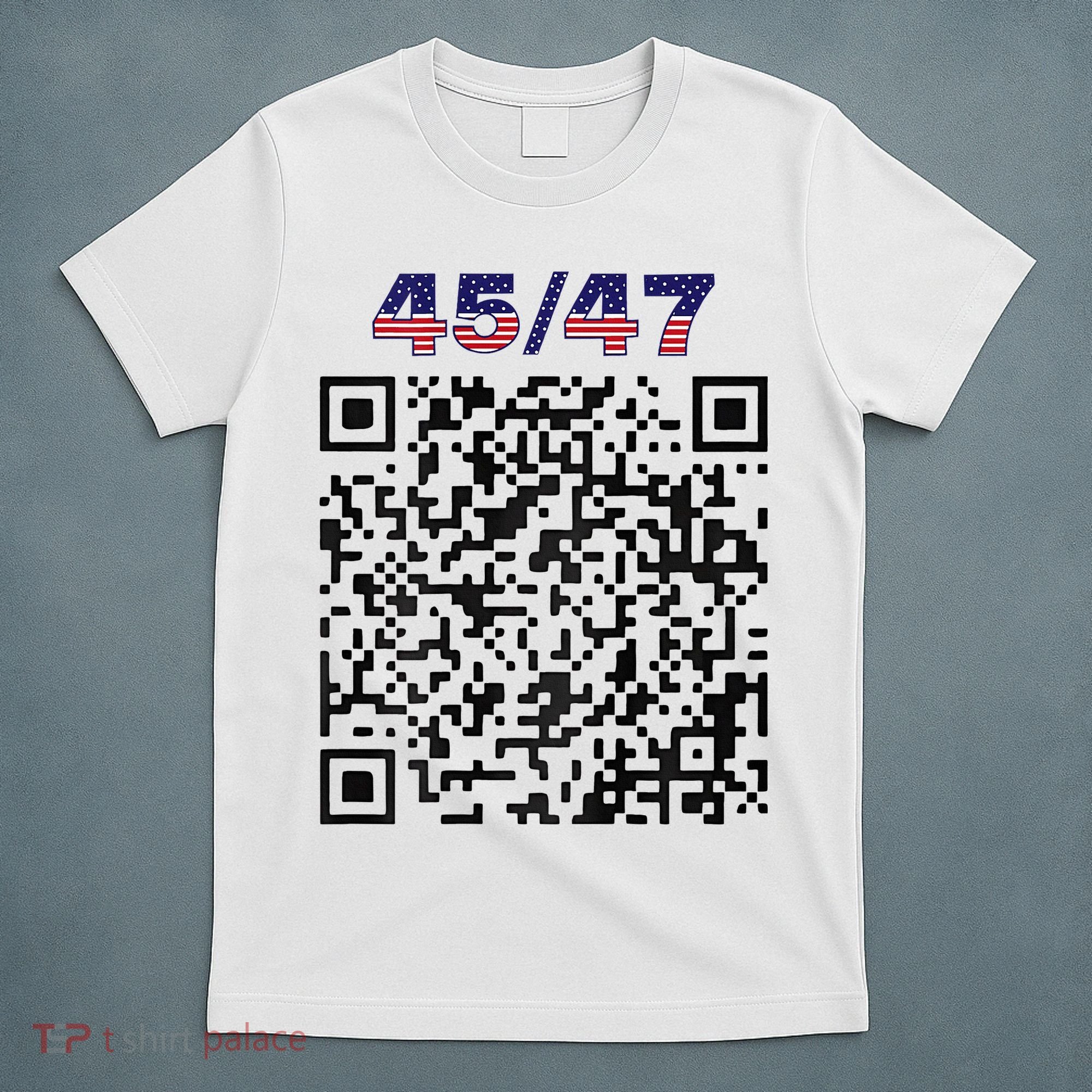 Funny Qr President Trump 4547 Trump Dancing Code T-Shirt