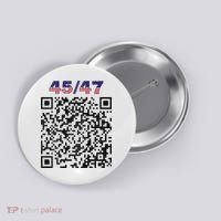 Funny Qr President Trump 4547 Trump Dancing Code Button thumb 0