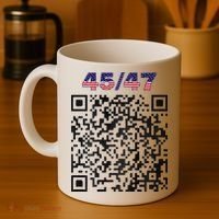 Funny Qr President Trump 4547 Trump Dancing Code Coffee Mug thumb 4