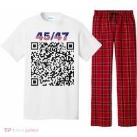 Funny Qr President Trump 4547 Trump Dancing Code Pajama Set thumb 0