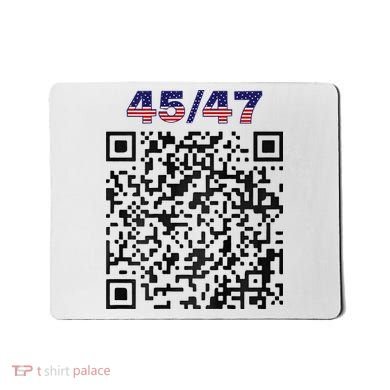 Funny Qr President Trump 4547 Trump Dancing Code Mousepad