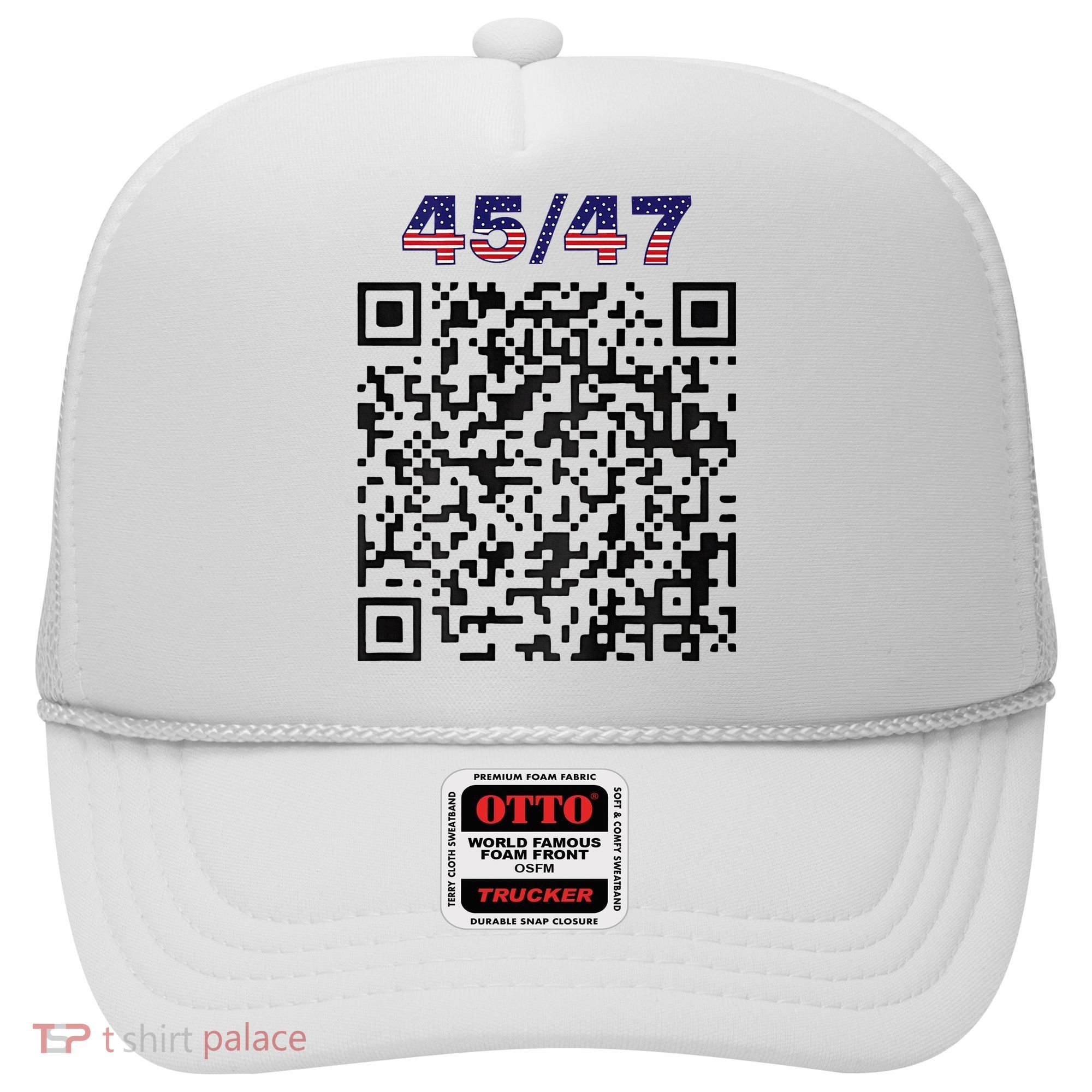 Funny Qr President Trump 4547 Trump Dancing Code Hat