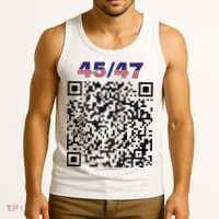 Funny Qr President Trump 4547 Trump Dancing Code Tank Top thumb 3