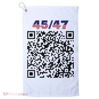 Funny Qr President Trump 4547 Trump Dancing Code Golf Towel thumb 0