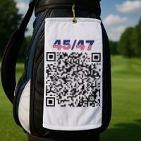 Funny Qr President Trump 4547 Trump Dancing Code Golf Towel thumb 2