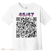 Funny Qr President Trump 4547 Trump Dancing Code Toddler T-Shirt thumb 0