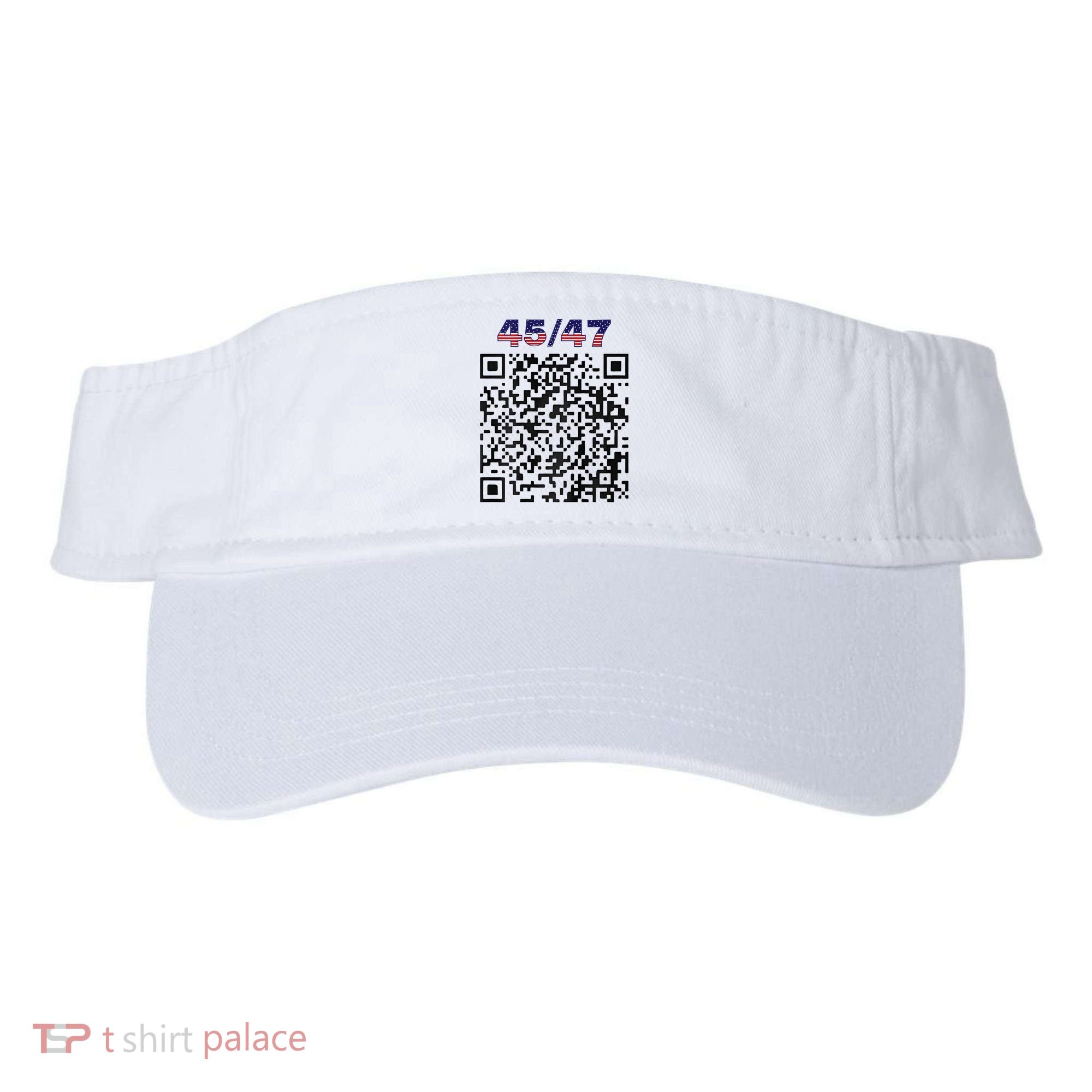 Funny Qr President Trump 4547 Trump Dancing Code Visor