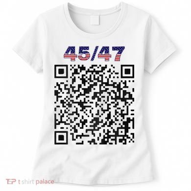 Funny Qr President Trump 4547 Trump Dancing Code Women's T-Shirt