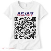 Funny Qr President Trump 4547 Trump Dancing Code Women's T-Shirt thumb 0