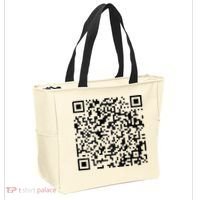 Funny Qr President Trump 4547 Trump Dancing Code Tote Bag thumb 2