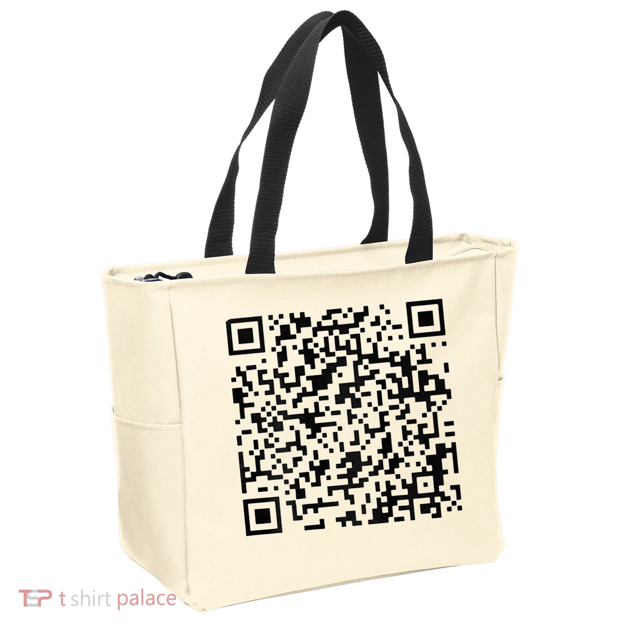 Funny Qr President Trump 4547 Trump Dancing Code Tote Bag