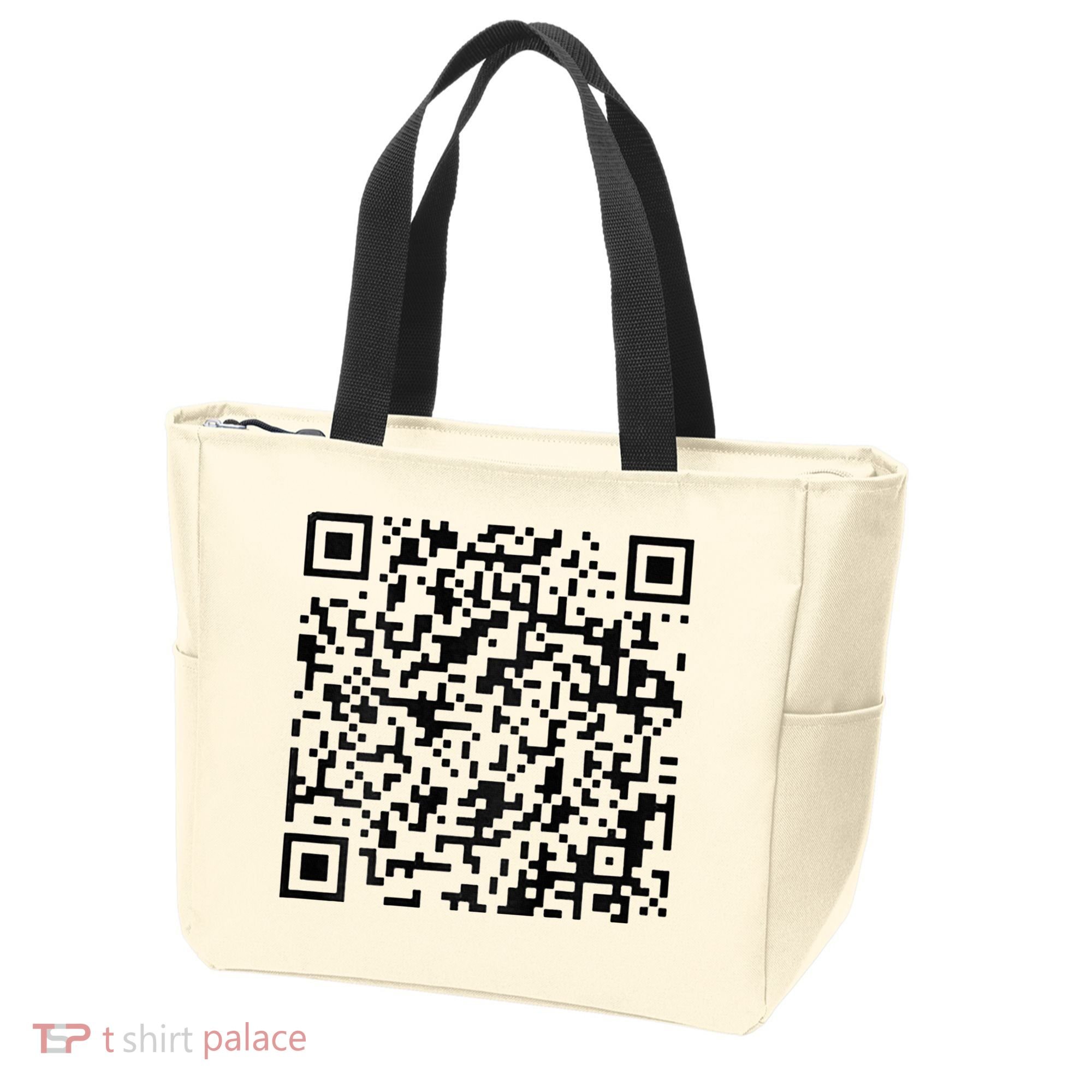 Funny Qr President Trump 4547 Trump Dancing Code Tote Bag