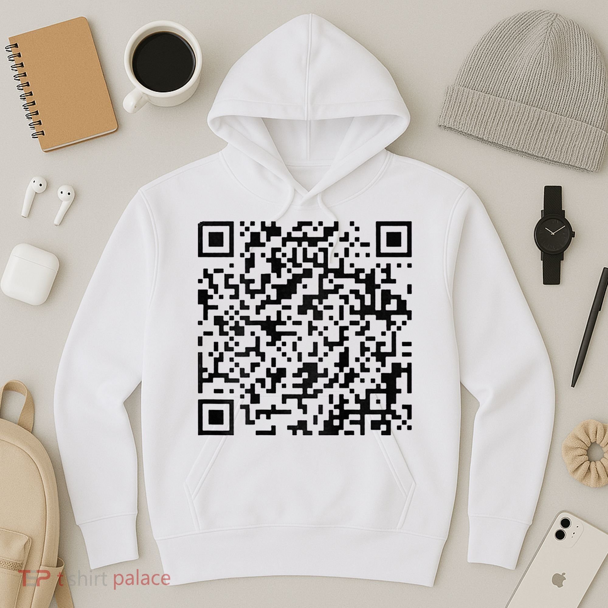 Funny Qr President Trump 4547 Trump Dancing Code Hoodie