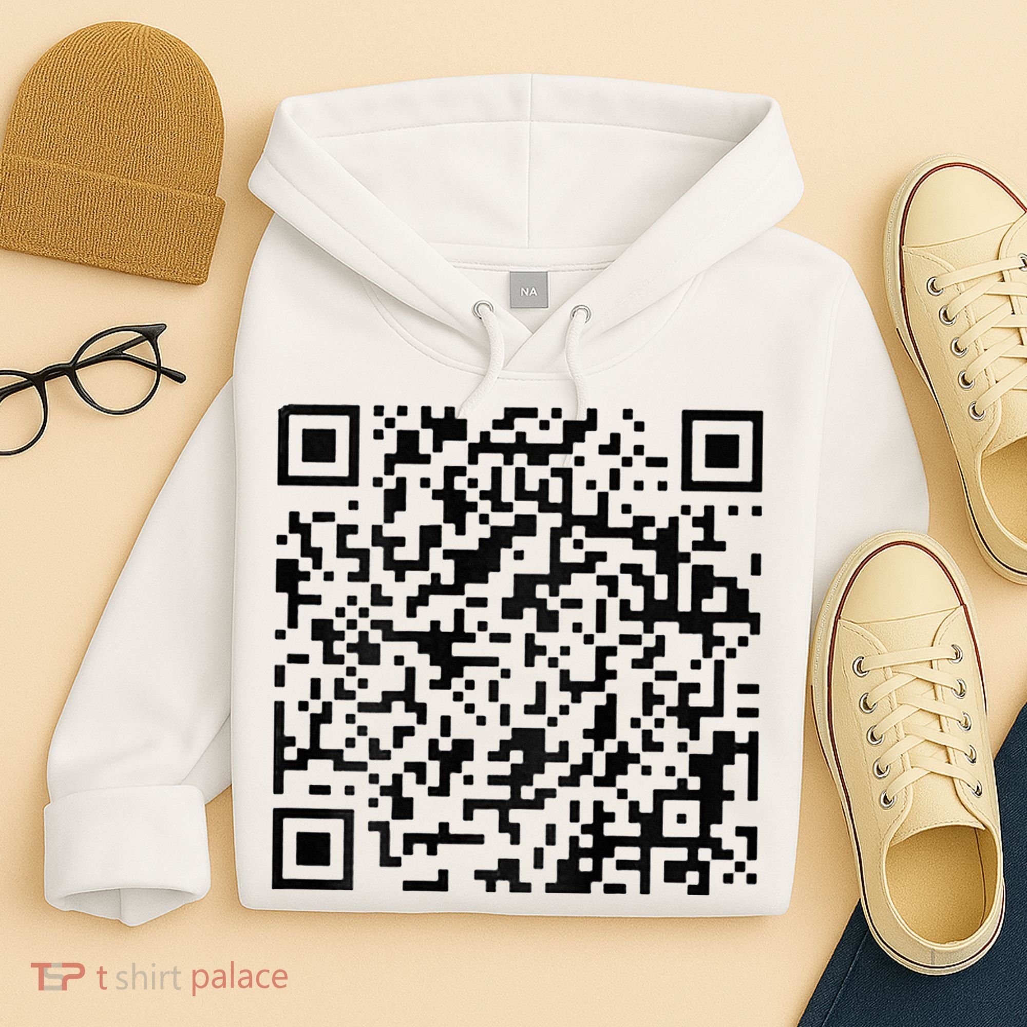 Funny Qr President Trump 4547 Trump Dancing Code Hoodie