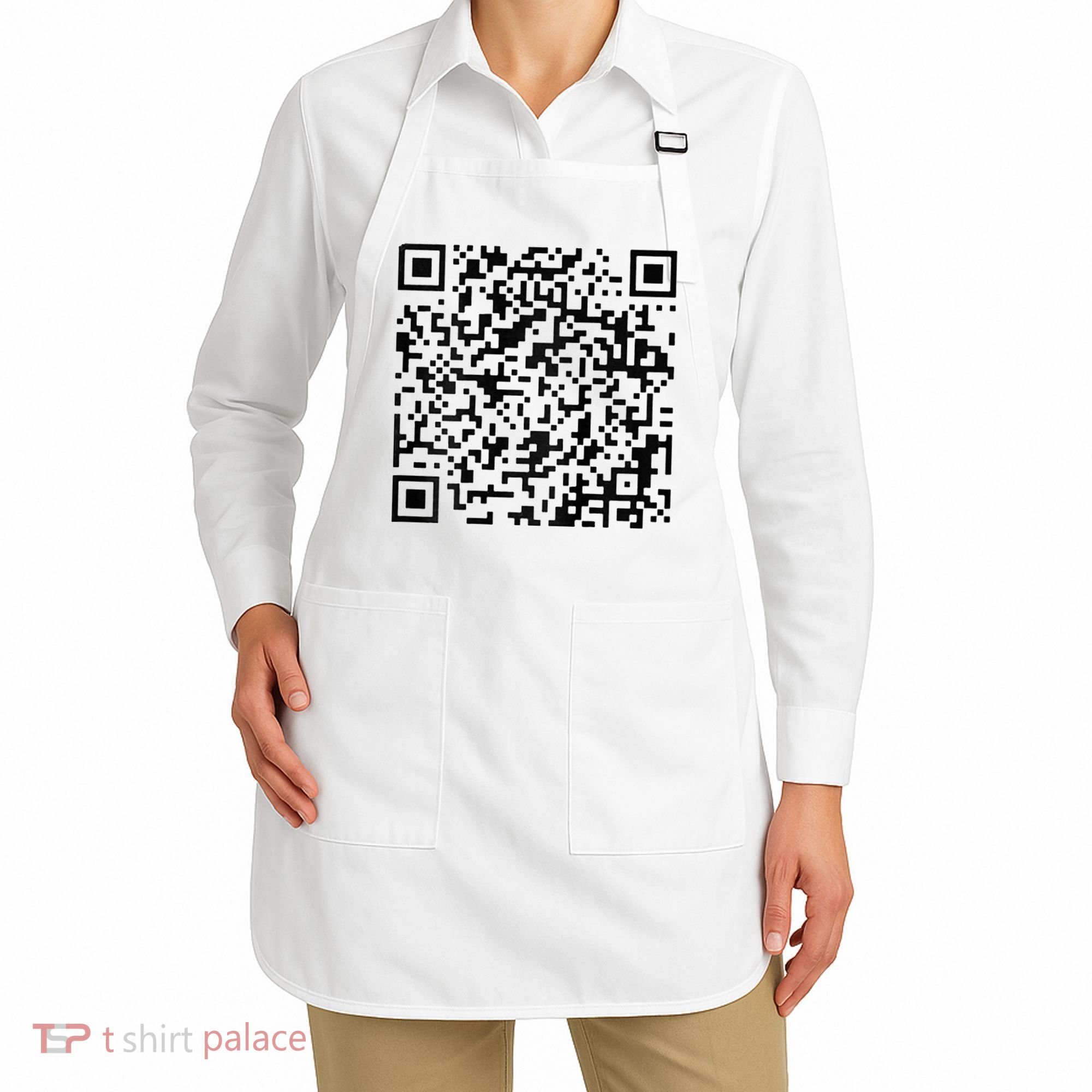 Funny Qr President Trump 4547 Trump Dancing Code Apron