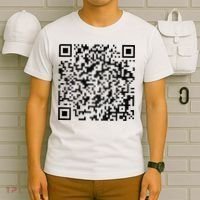 Funny Qr President Trump 4547 Trump Dancing Code T-Shirt thumb 6