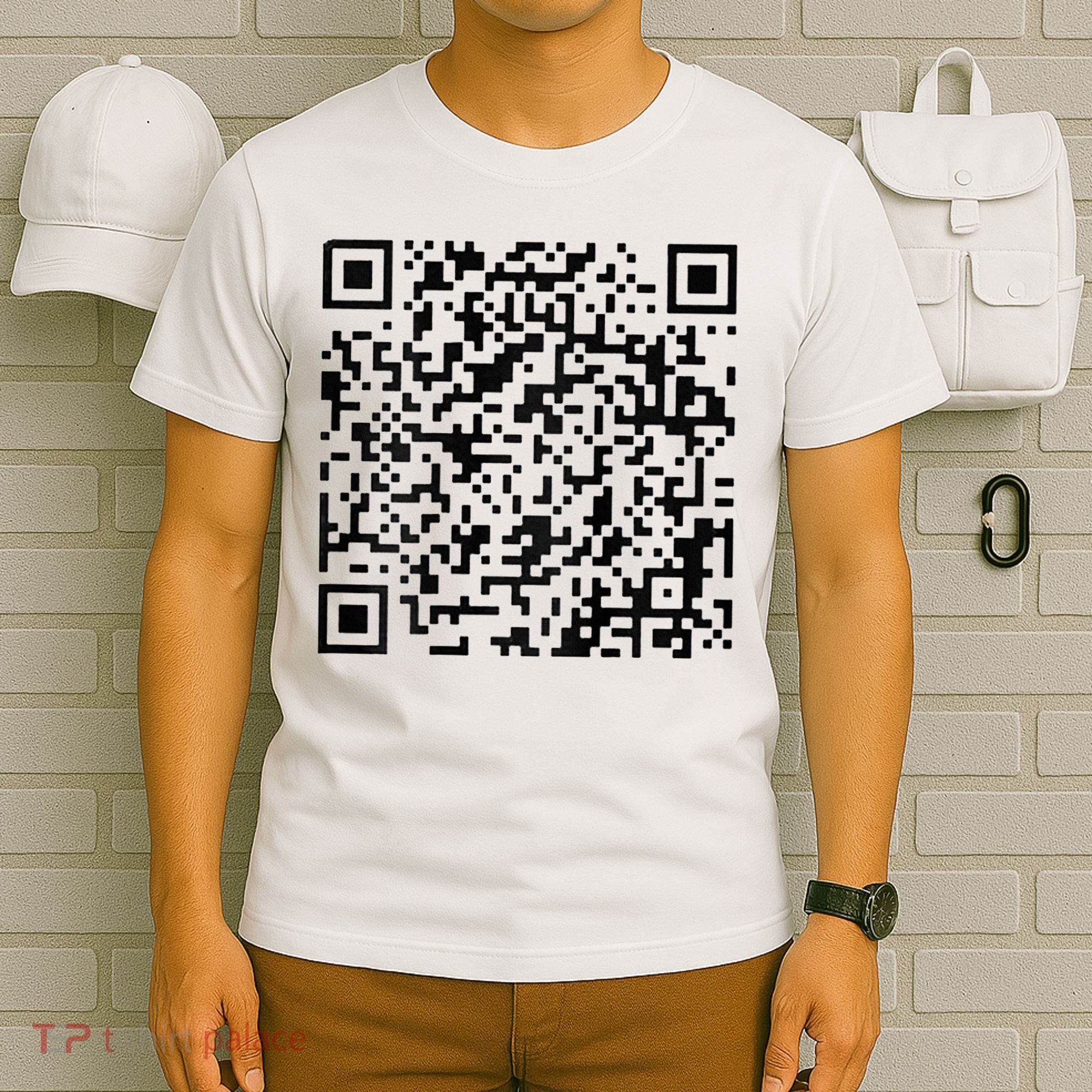 Funny Qr President Trump 4547 Trump Dancing Code T-Shirt