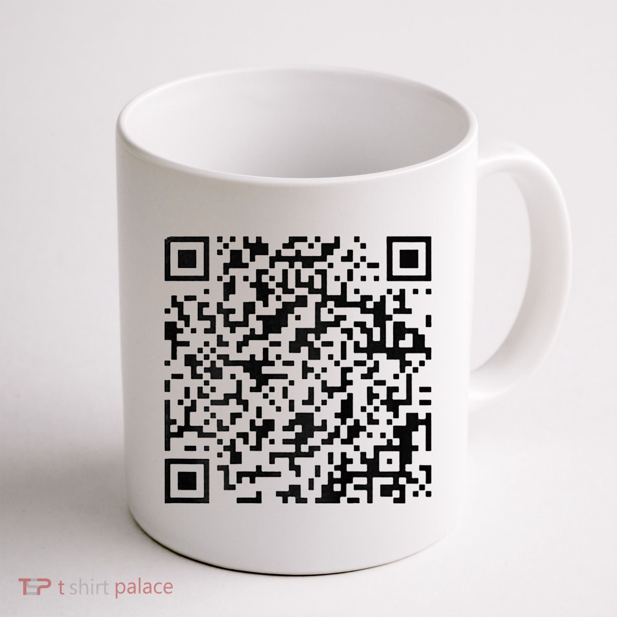 Funny Qr President Trump 4547 Trump Dancing Code Coffee Mug