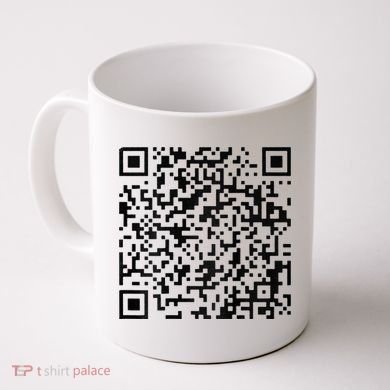 Funny Qr President Trump 4547 Trump Dancing Code Coffee Mug