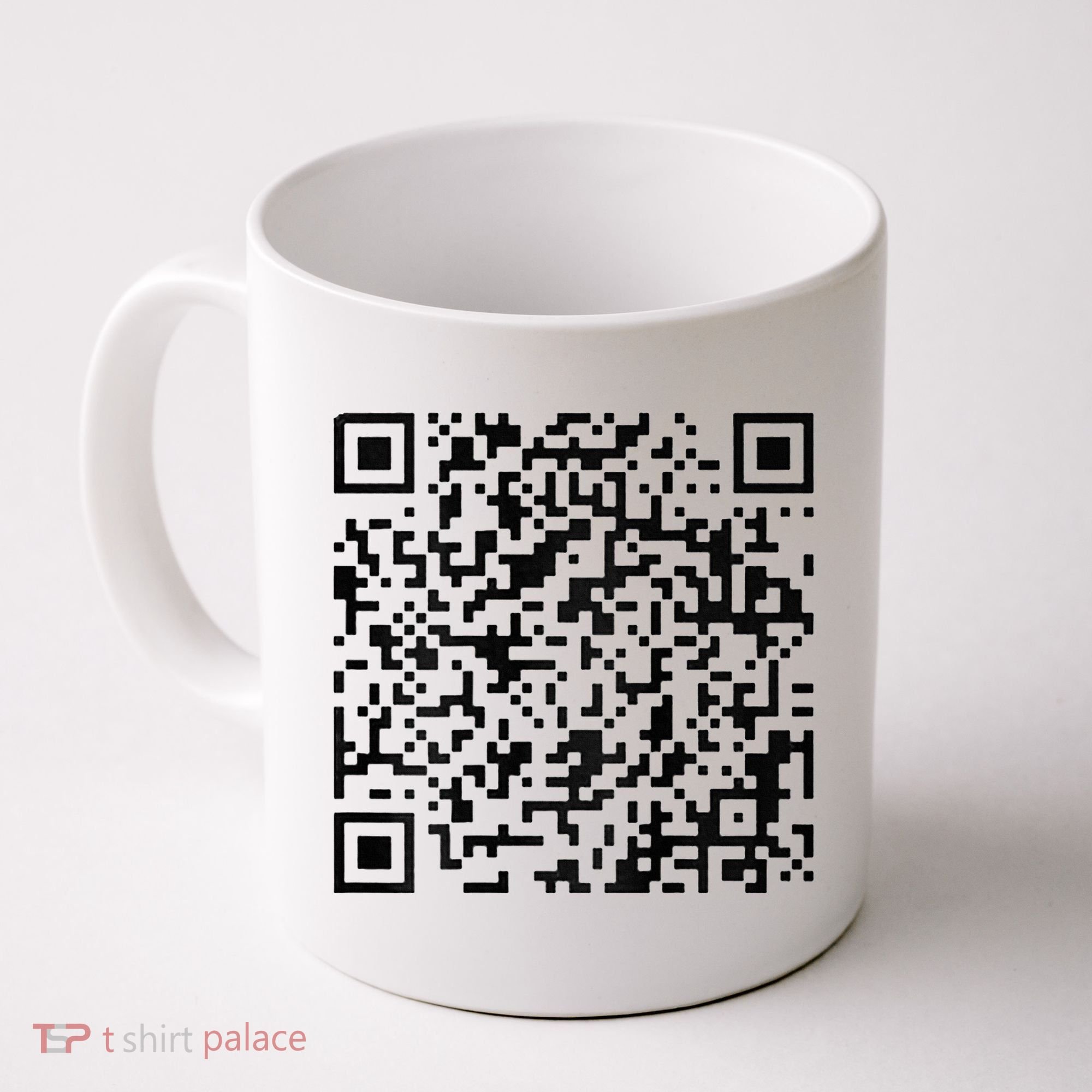 Funny Qr President Trump 4547 Trump Dancing Code Coffee Mug