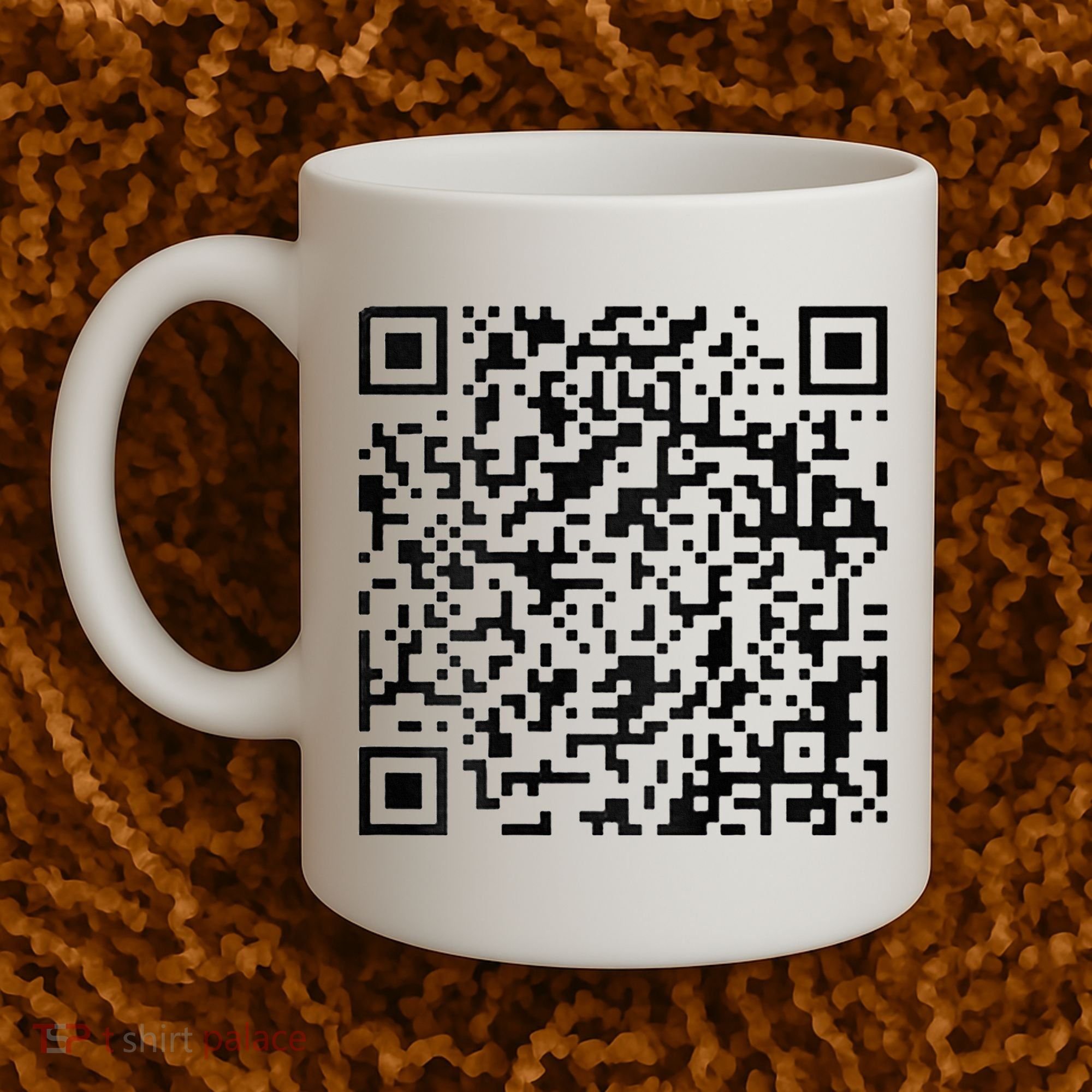Funny Qr President Trump 4547 Trump Dancing Code Coffee Mug