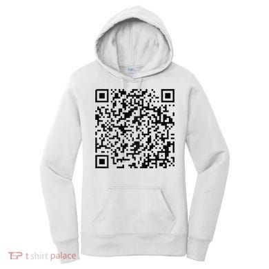 Funny Qr President Trump 4547 Trump Dancing Code Women's Hoodie