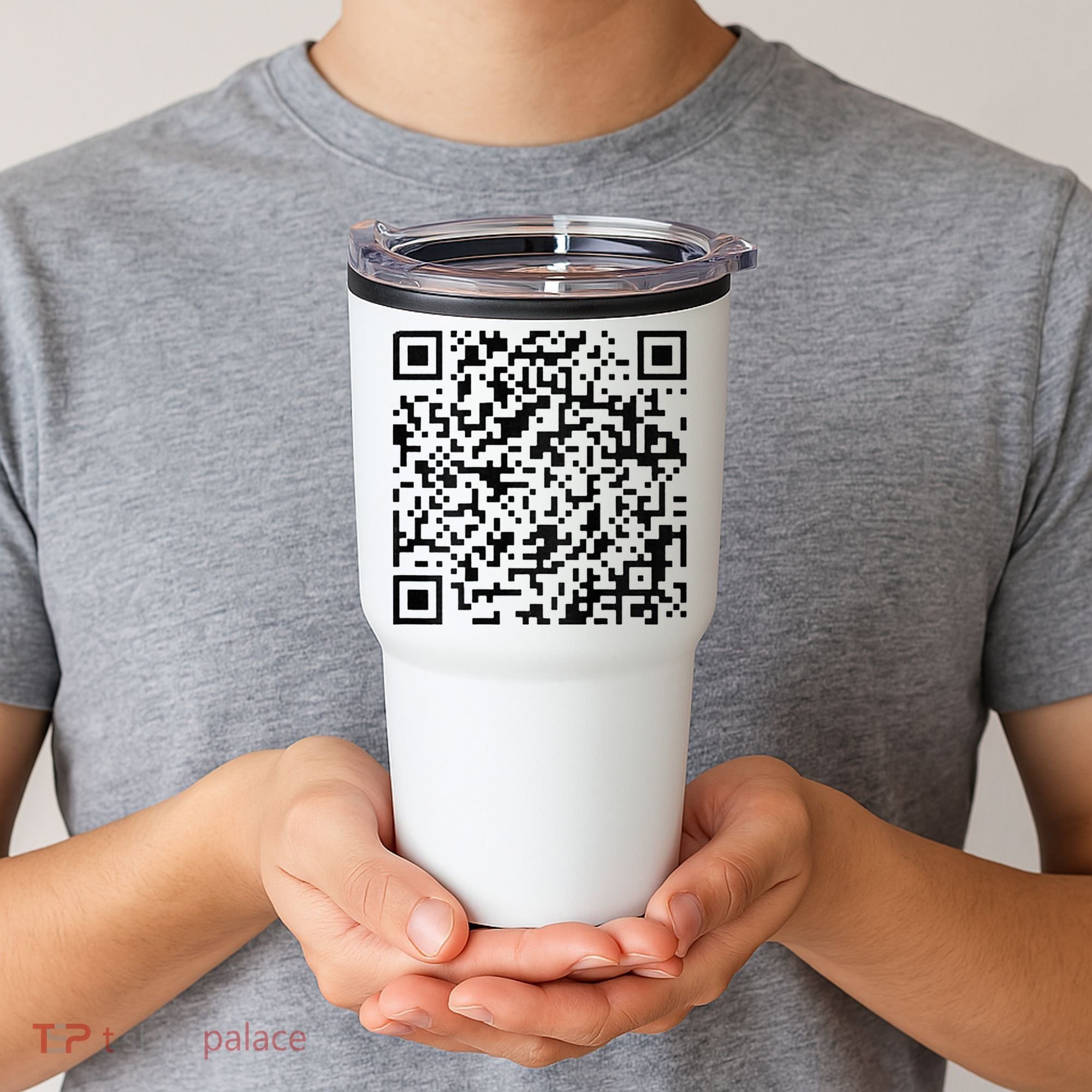 Funny Qr President Trump 4547 Trump Dancing Code Tumbler