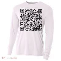 Funny Qr President Trump 4547 Trump Dancing Code Cooling Performance Long Sleeve Crew thumb 0