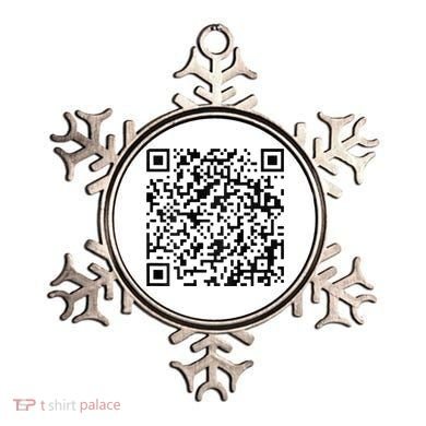 Funny Qr President Trump 4547 Trump Dancing Code Ornament
