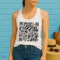 Funny Qr President Trump 4547 Trump Dancing Code Women's Tank Top thumb 2