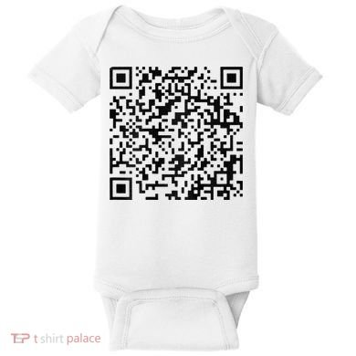 Funny Qr President Trump 4547 Trump Dancing Code Baby Bodysuit