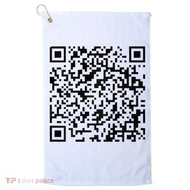 Funny Qr President Trump 4547 Trump Dancing Code Golf Towel