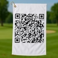 Funny Qr President Trump 4547 Trump Dancing Code Golf Towel thumb 1