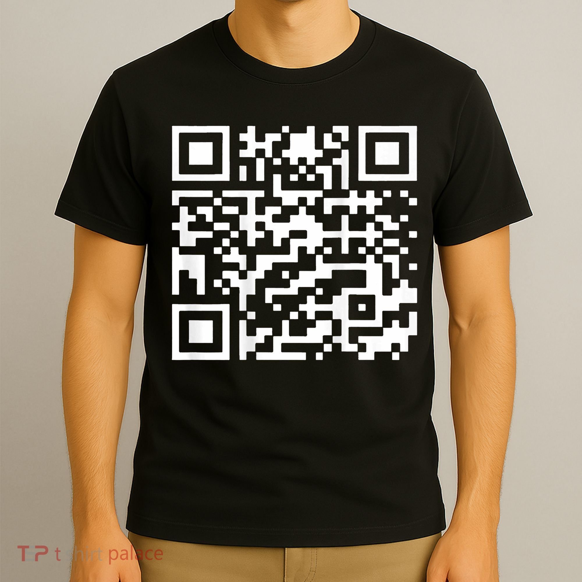 Funny Qr President Trump 45 47 Trump Dancing Code T-Shirt