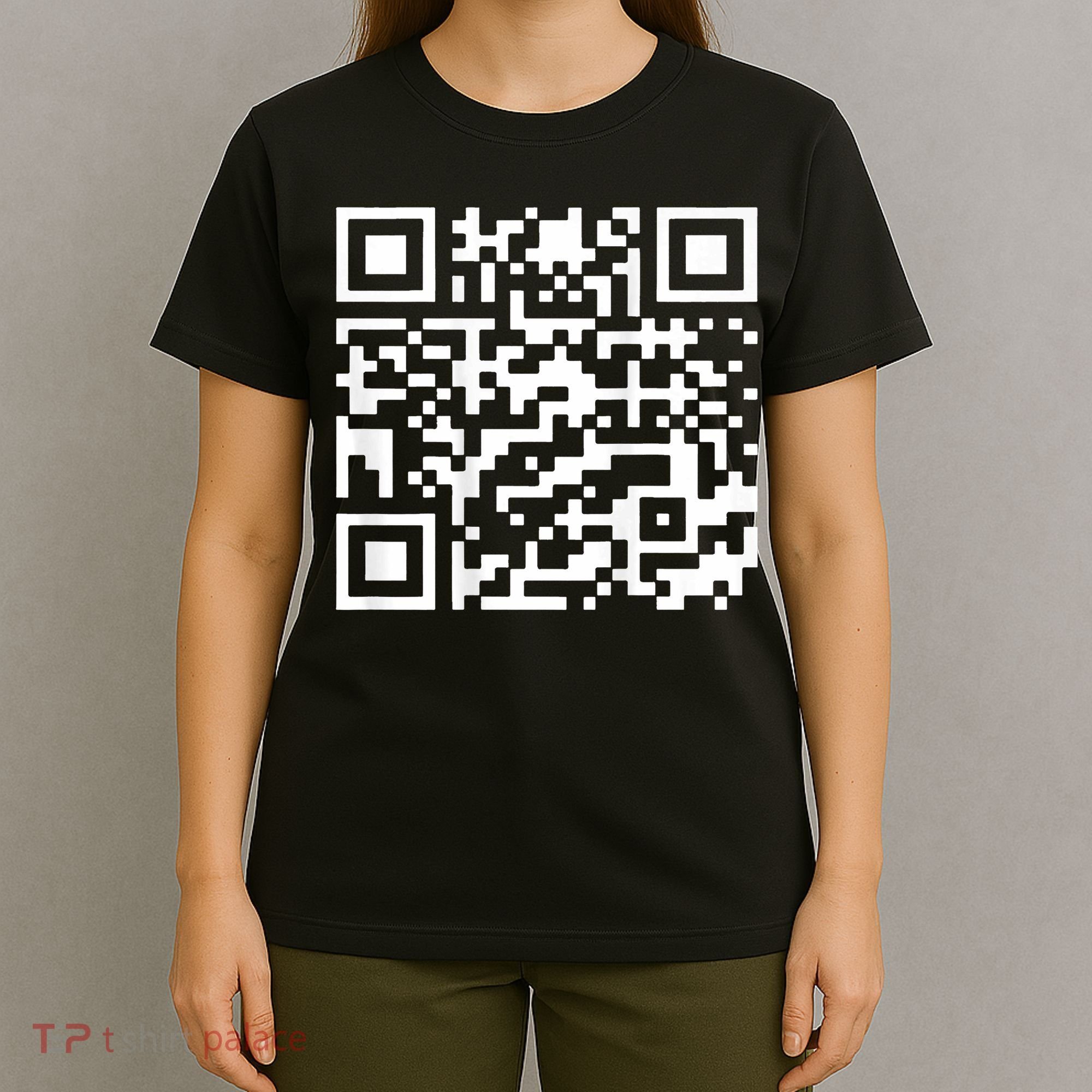 Funny Qr President Trump 45 47 Trump Dancing Code T-Shirt