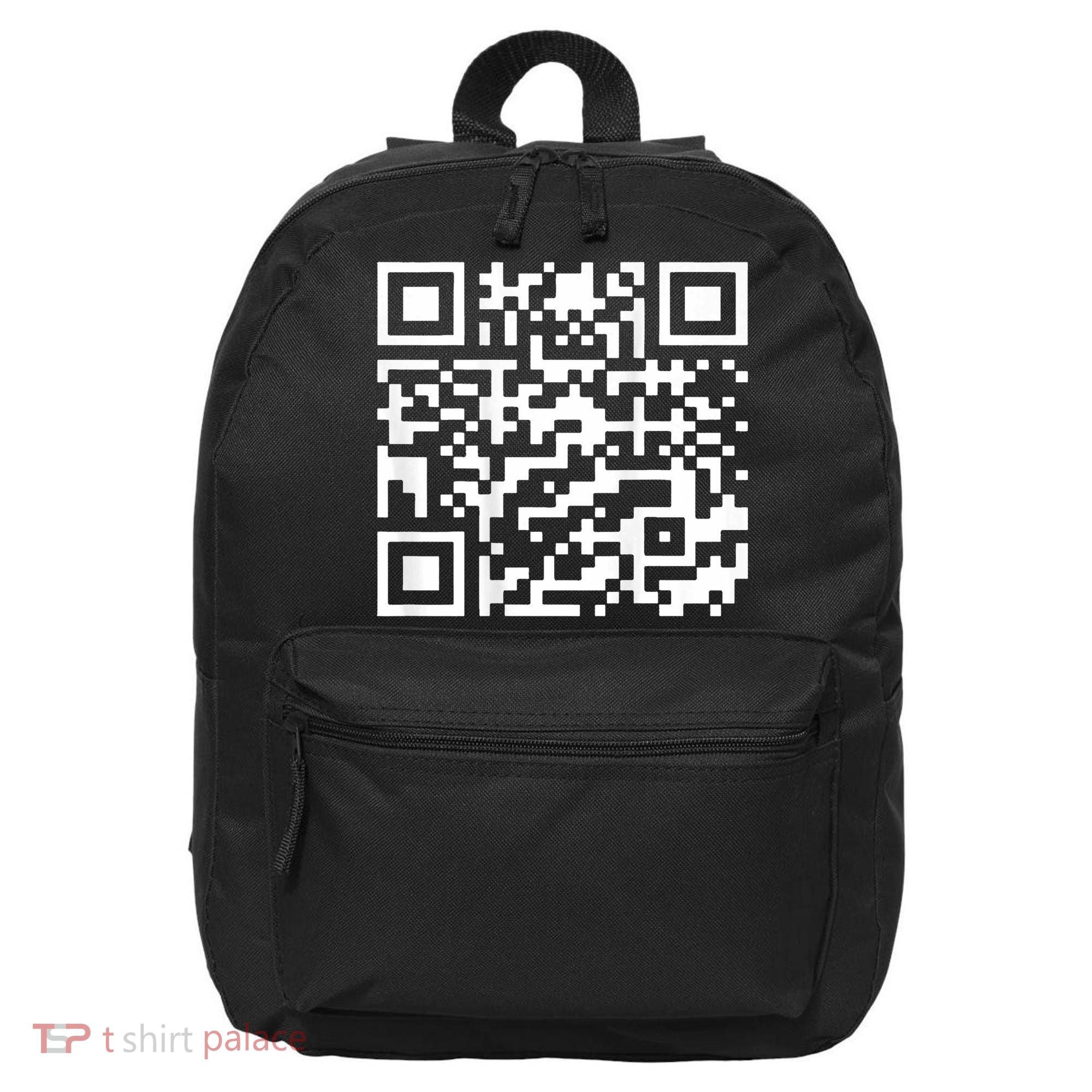 Funny Qr President Trump 45 47 Trump Dancing Code 16 in Basic Backpack