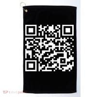 Funny Qr President Trump 45 47 Trump Dancing Code Golf Towel thumb 0