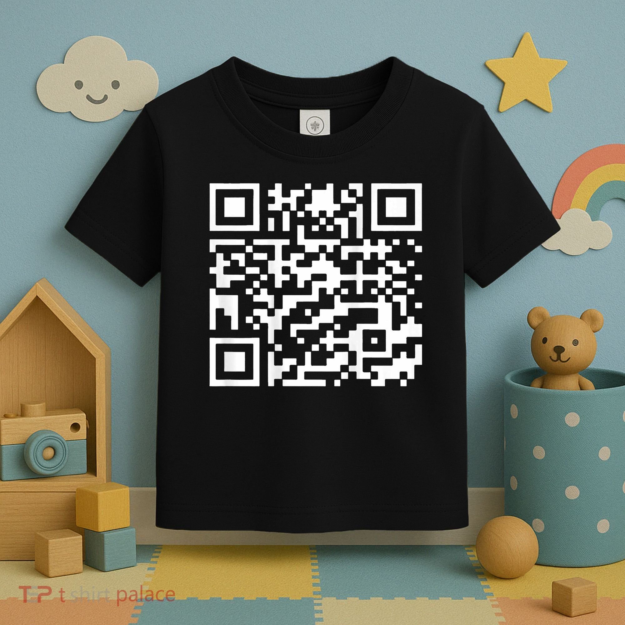 Funny Qr President Trump 45 47 Trump Dancing Code Toddler T-Shirt