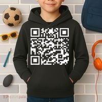 Funny Qr President Trump 45 47 Trump Dancing Code Kids Hoodie thumb 2