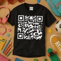 Funny Qr President Trump 45 47 Trump Dancing Code Kids T-Shirt thumb 3