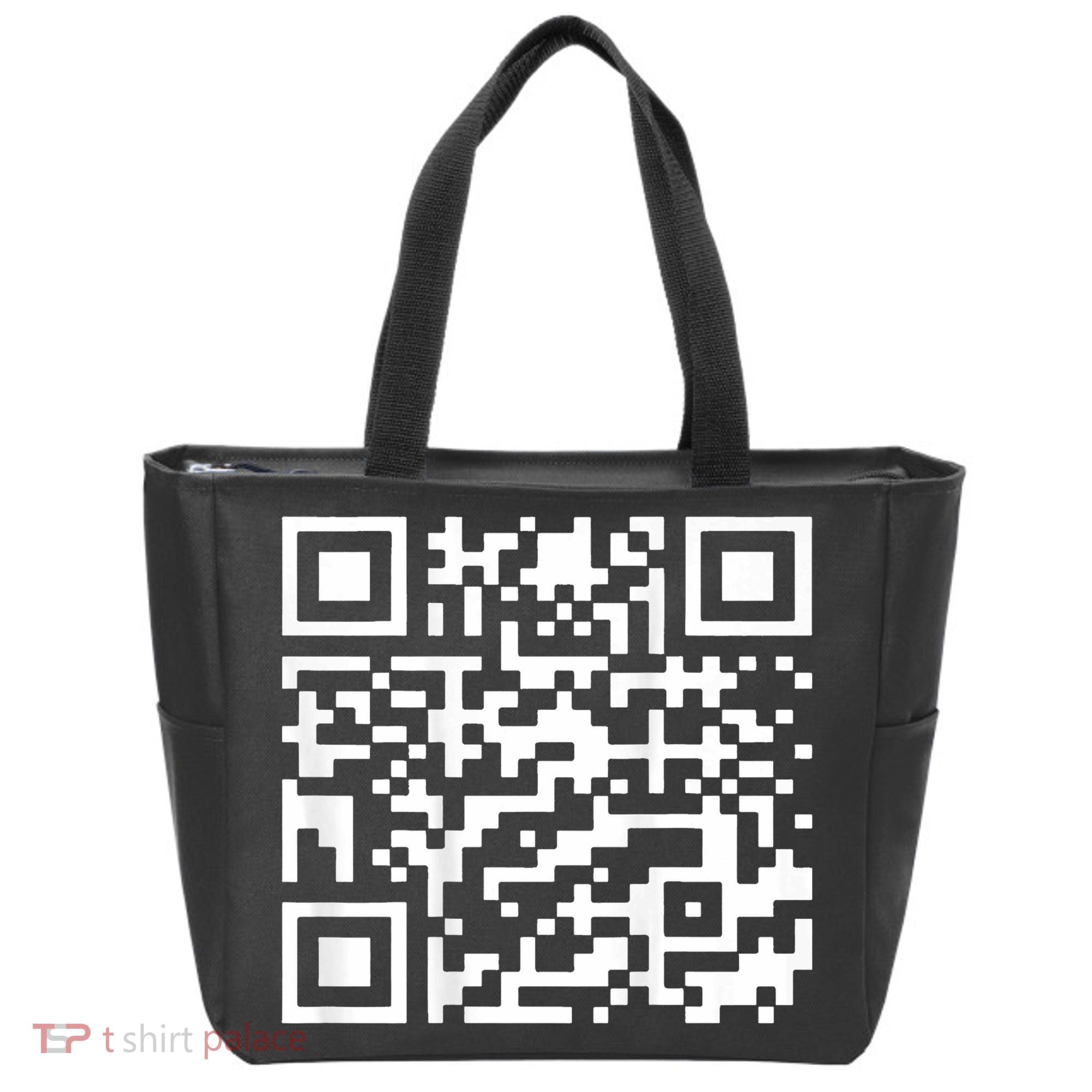 Funny Qr President Trump 45 47 Trump Dancing Code Tote Bag