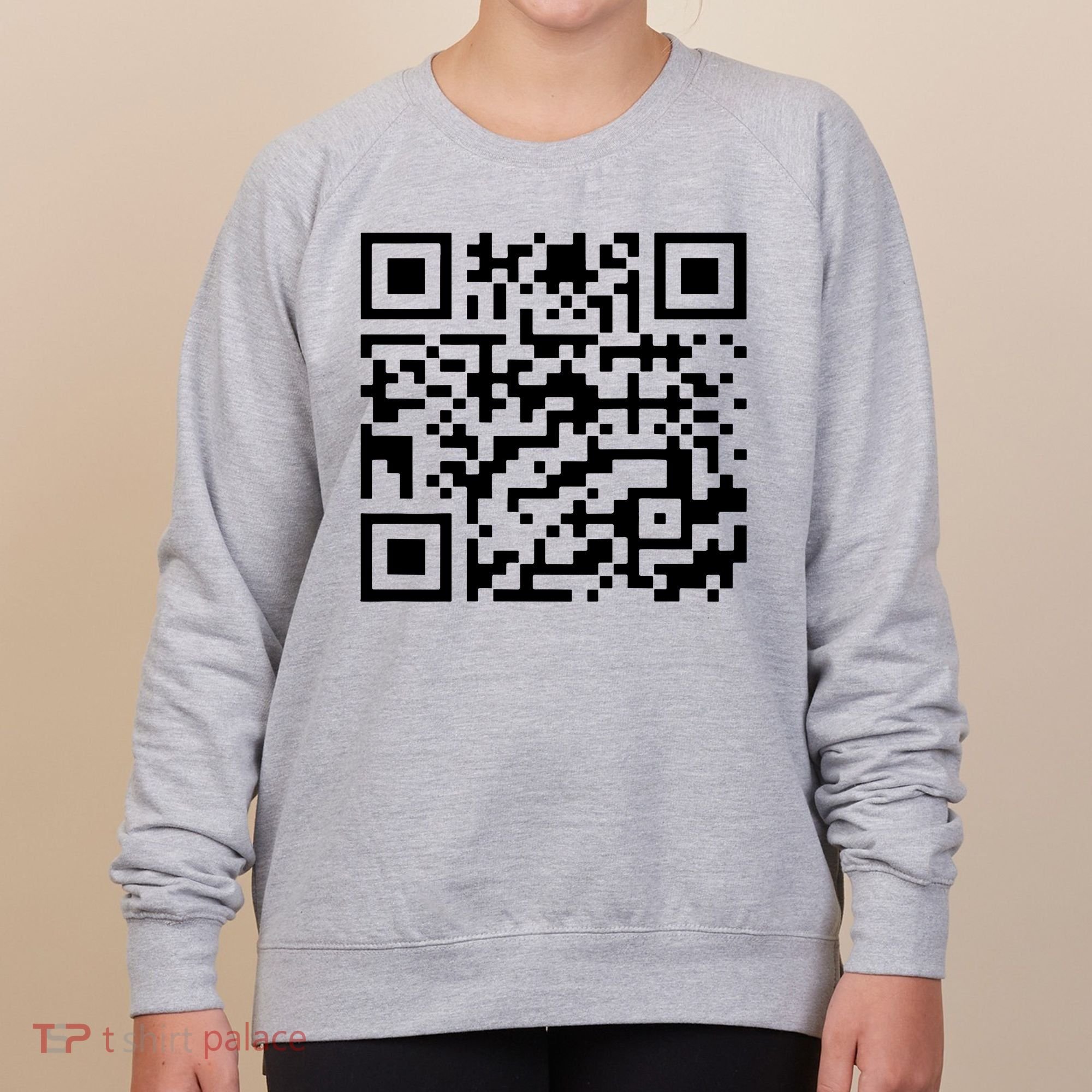 Funny Qr President Trump 45/47 Trump Dancing Code Women's Sweatshirt
