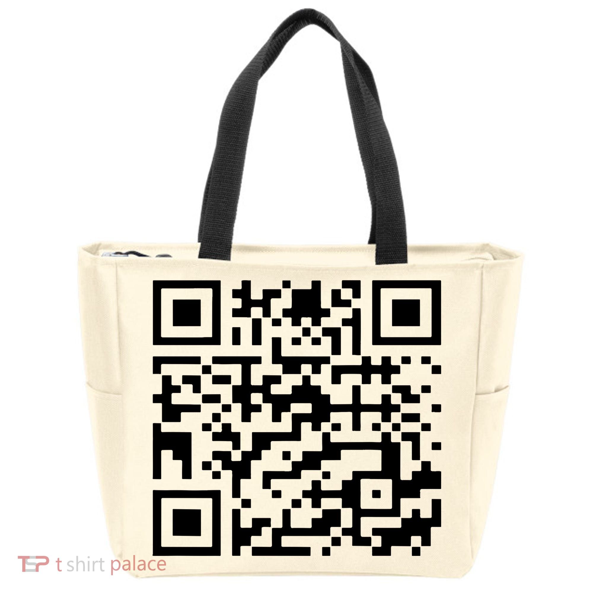 Funny Qr President Trump 45/47 Trump Dancing Code Tote Bag