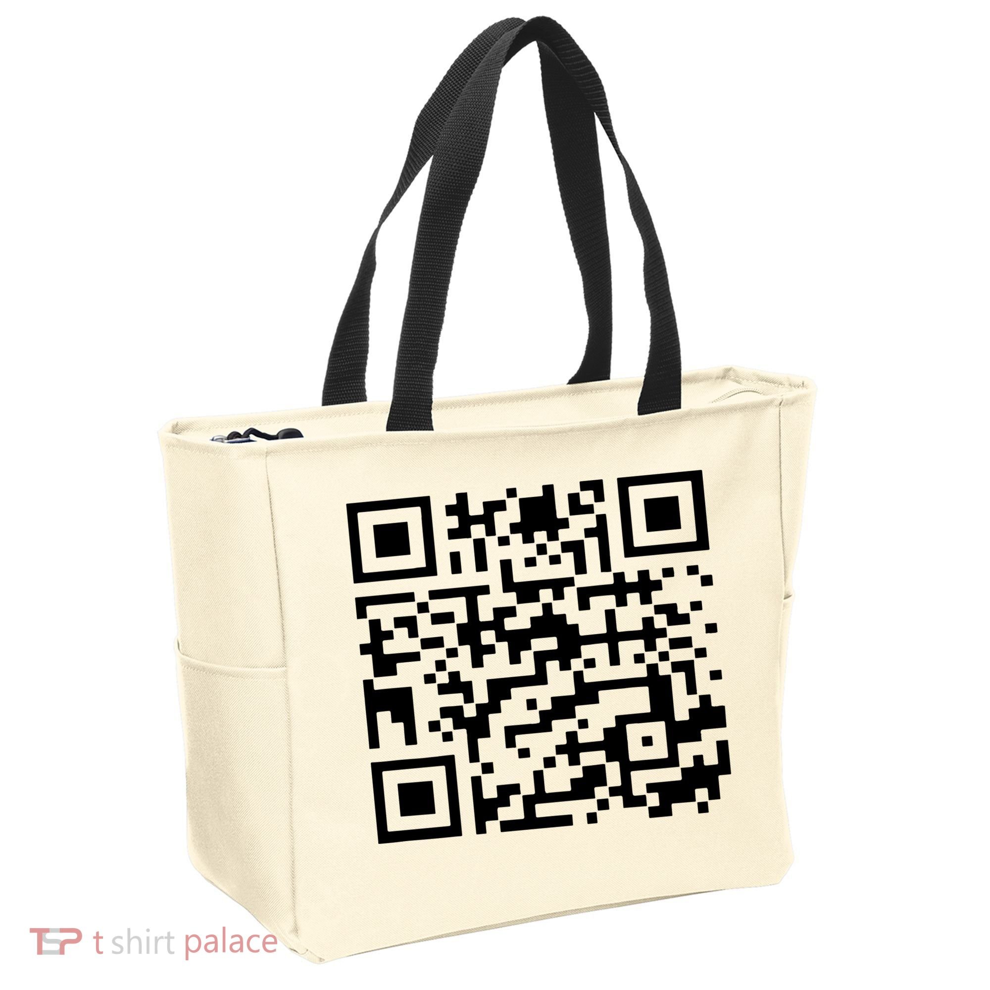 Funny Qr President Trump 45/47 Trump Dancing Code Tote Bag