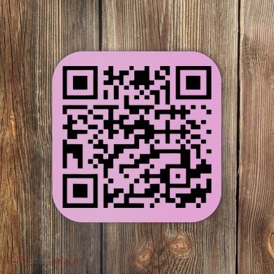 Funny Qr President Trump 45/47 Trump Dancing Code Coaster