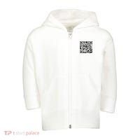 Funny Qr President Trump 45/47 Trump Dancing Code Toddler Zip Fleece Hoodie thumb 0